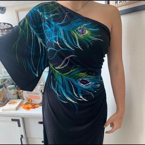 5 for $25 Bisou Bisou One Shoulder Dress